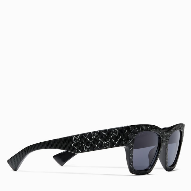Rectangular frame sunglasses