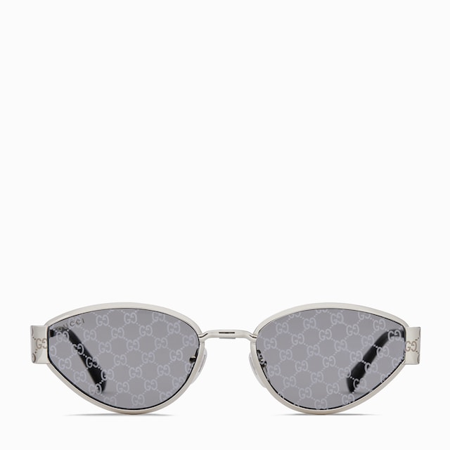 Sonnenbrille mit geometrischem Rahmen