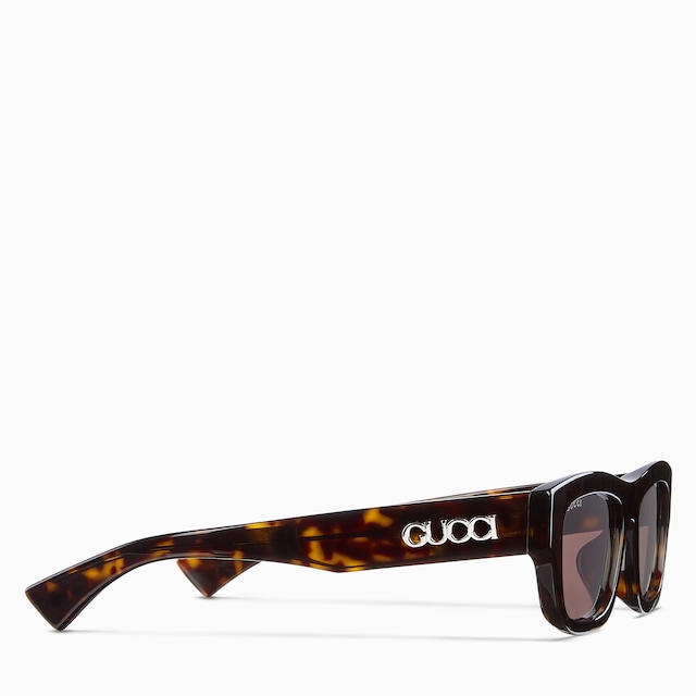 Low nose bridge fit rectangular sunglasses