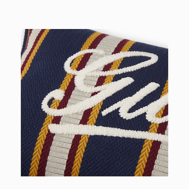 Cuscino rettangolare in jacquard di cotone