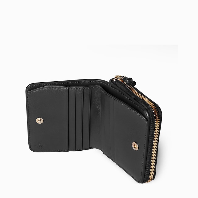 Kleine Brieftasche mit Bambusdetail