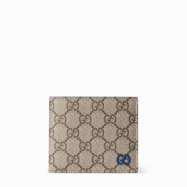 Blue interior GG bi-fold wallet