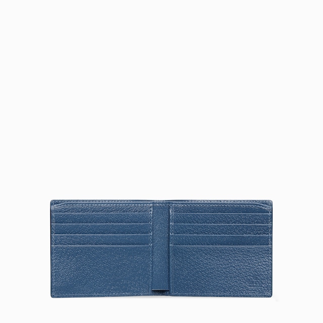 Blue interior GG bi-fold wallet