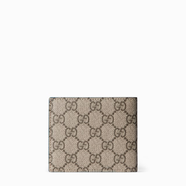Blue interior GG bi-fold wallet