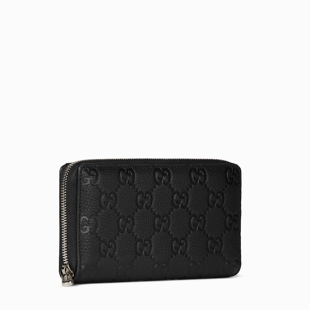 Gucci Imprint zip around wallet