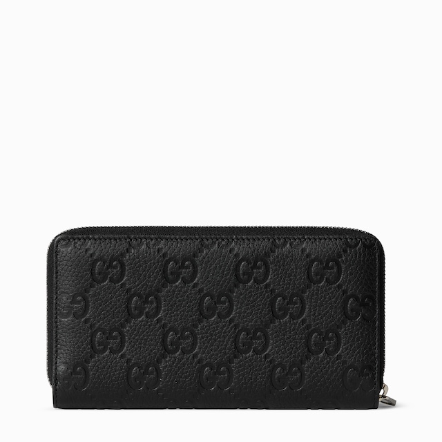 Gucci Imprint zip around wallet