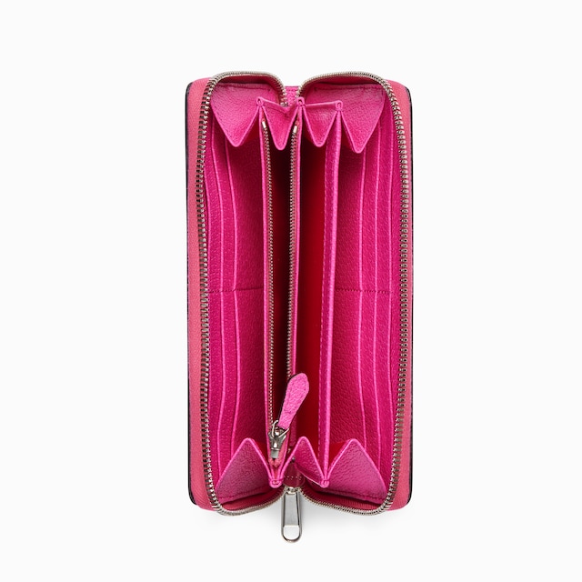 Portefeuille zippé GG Monogram avec imprimé