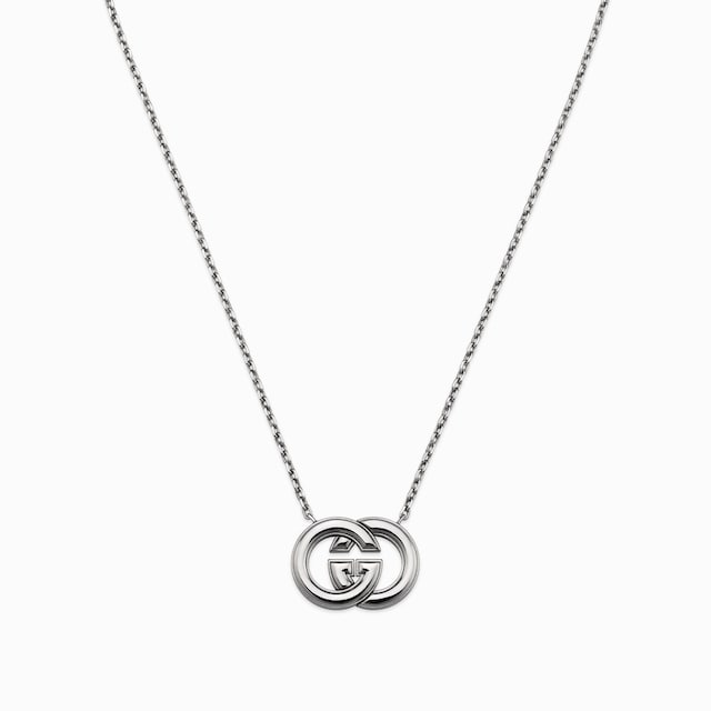 【関税＆送料込み】Gucci Necklace Stirrup 🆕️NEW Auth GUCCI LOVE BRITT INTERLOCKING G 925 STERLING