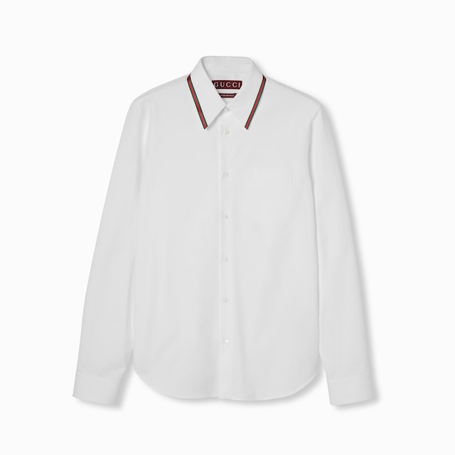 Oxford cotton shirt with Web