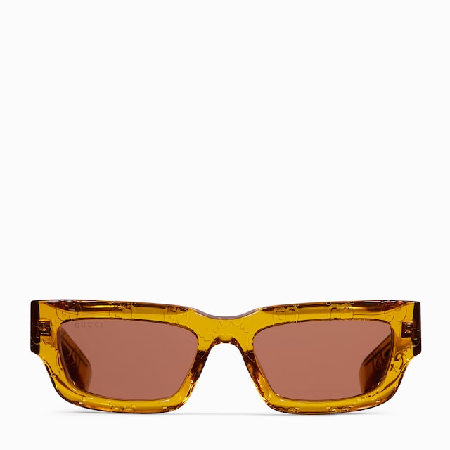 Sonnenbrille mit rechteckigem Rahmen