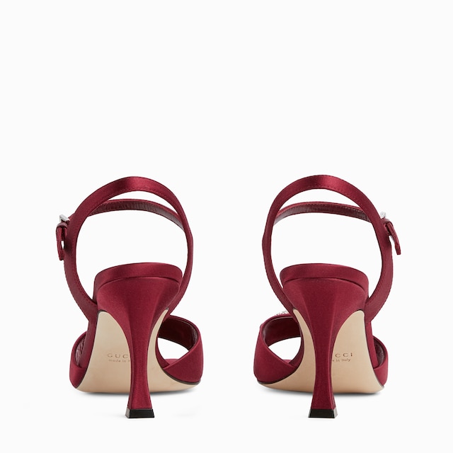 Women's sandal with crystal Horsebit