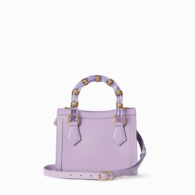 حقيبة اليد الكبيرة صغيرة الحجم بتقليم من جلد النعامة Gucci Diana