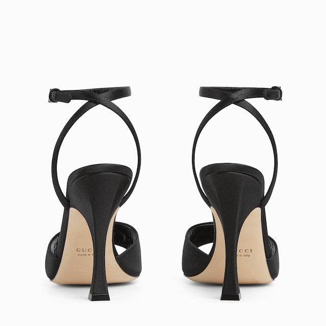 Women's sandal with crystal Horsebit