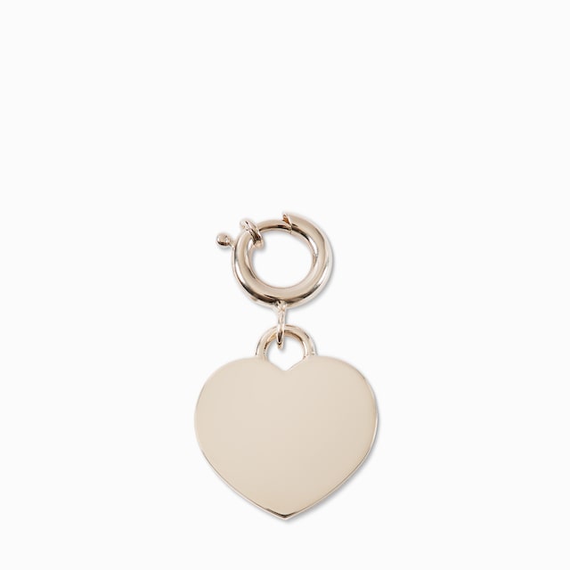 Heart-shaped charm