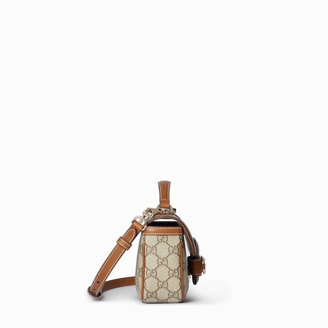 Bolsa con asa superior pequeña Gucci Horsebit 1955 Soft