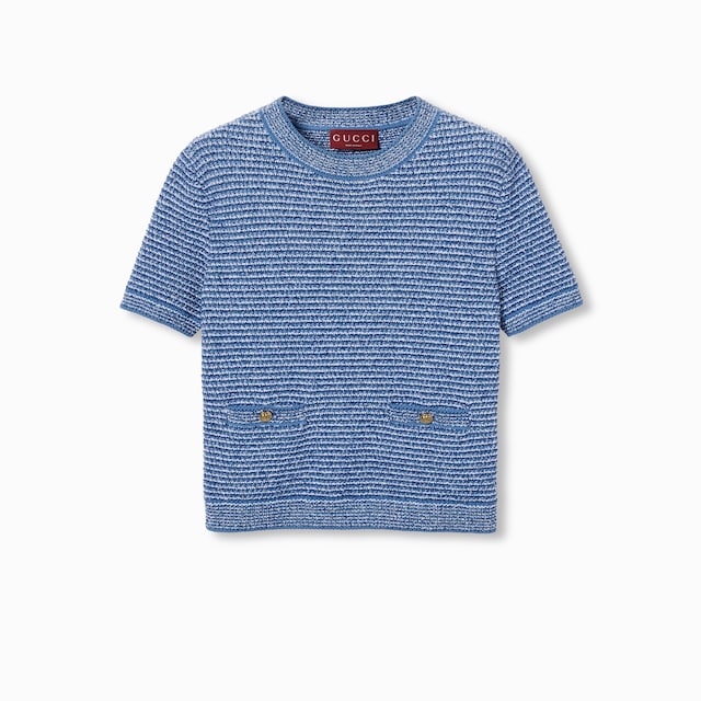 Fine cotton crewneck top