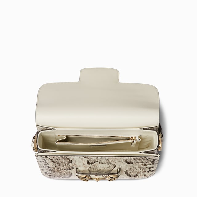 Gucci Horsebit 1955 python medium shoulder bag