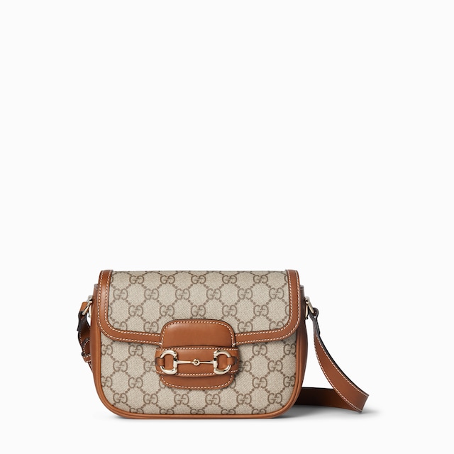 Borsa a spalla Gucci Horsebit 1955 Soft misura piccola
