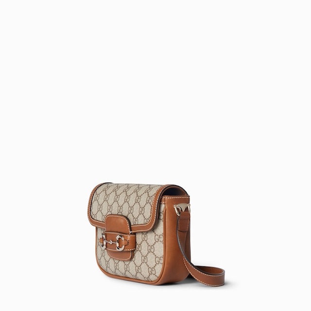 Borsa a spalla Gucci Horsebit 1955 Soft misura piccola
