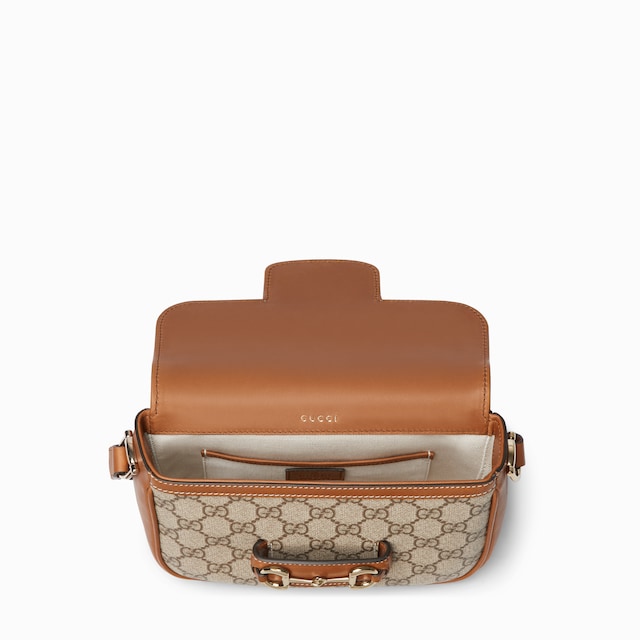 Borsa a spalla Gucci Horsebit 1955 Soft misura piccola
