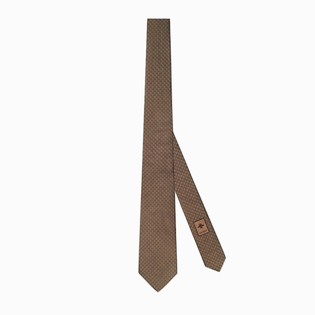 GG silk jacquard tie