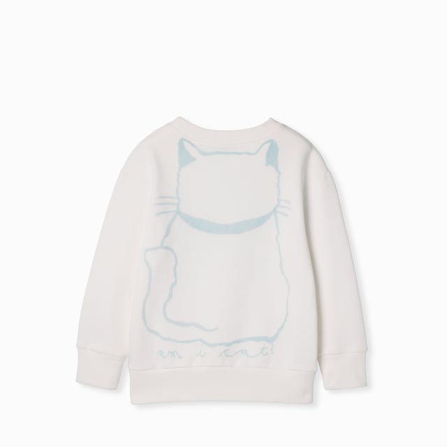 Children's cotton sweatshirt with print