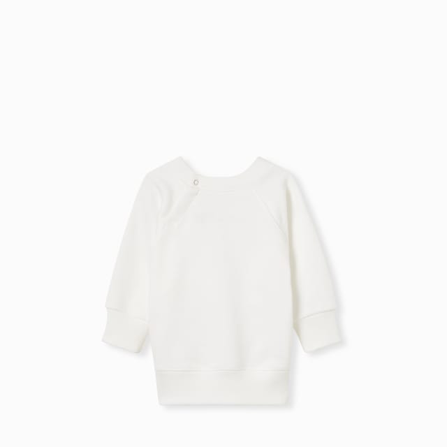 Baby cotton sweatshirt with embroidery