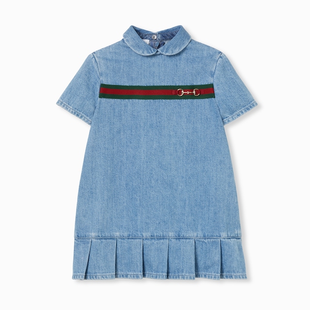 Children's denim dress with Web