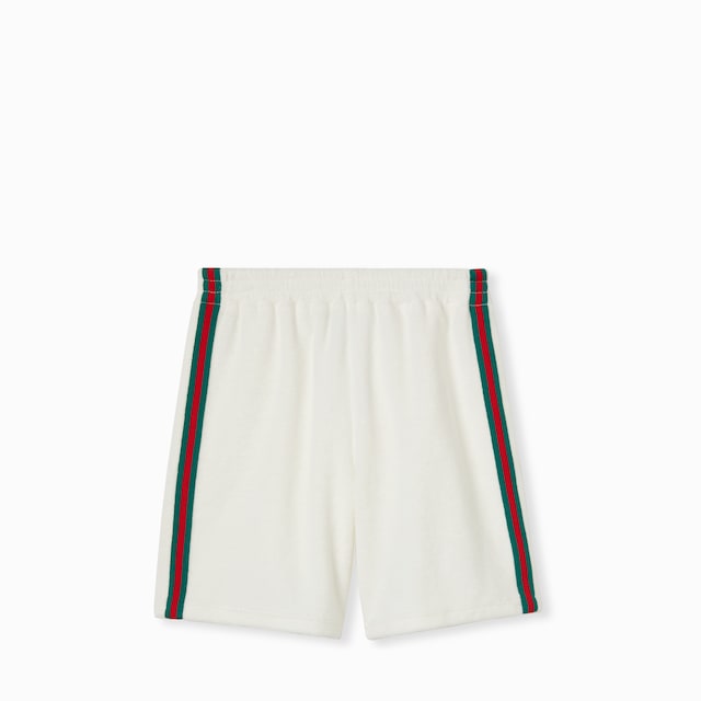 Short infantil de tejido de rizo