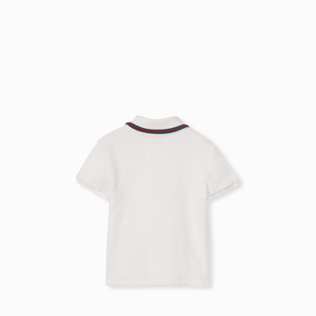 Baby cotton polo shirt with Web