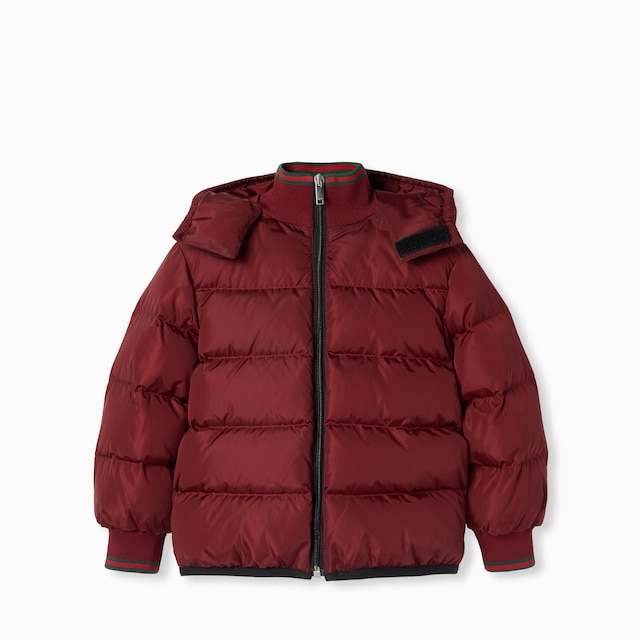 Children's padded nylon jacket
