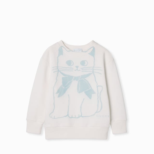 Children's cotton sweatshirt with print