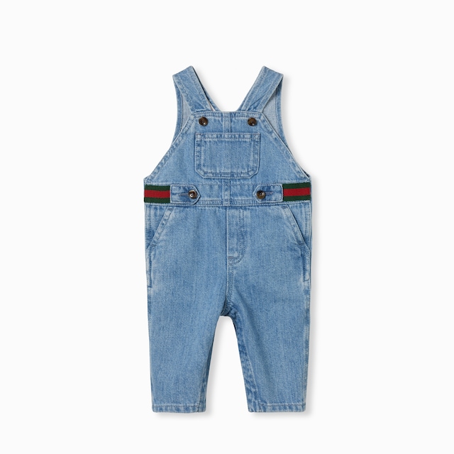 Baby denim overalls with Web
