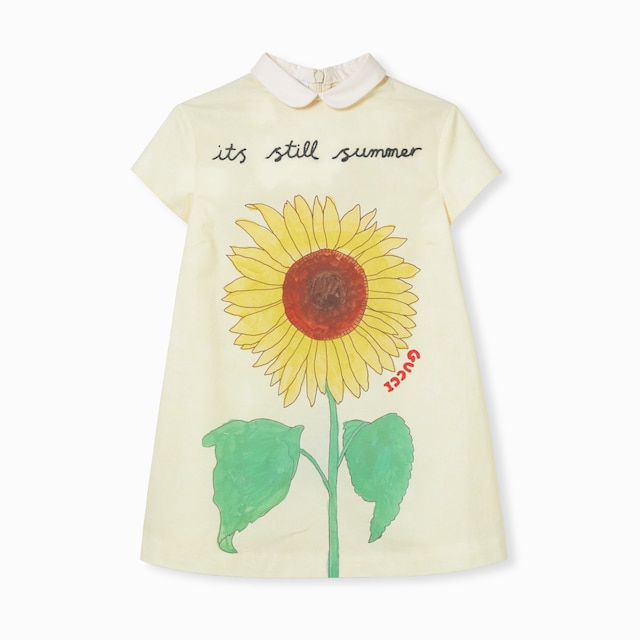 Children's printed cotton dress