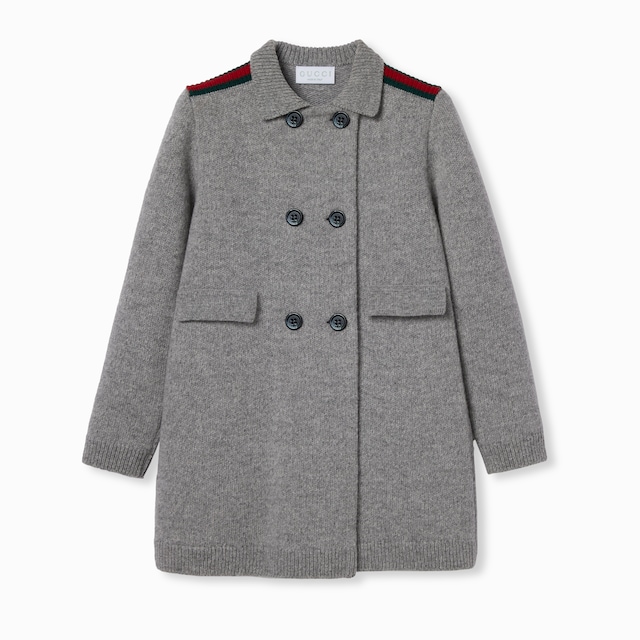 Children's wool coat with Web