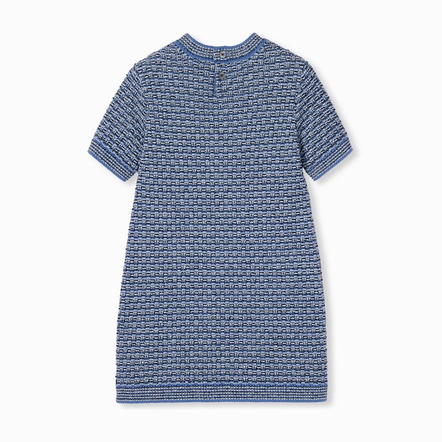 Children's wool bouclé dress