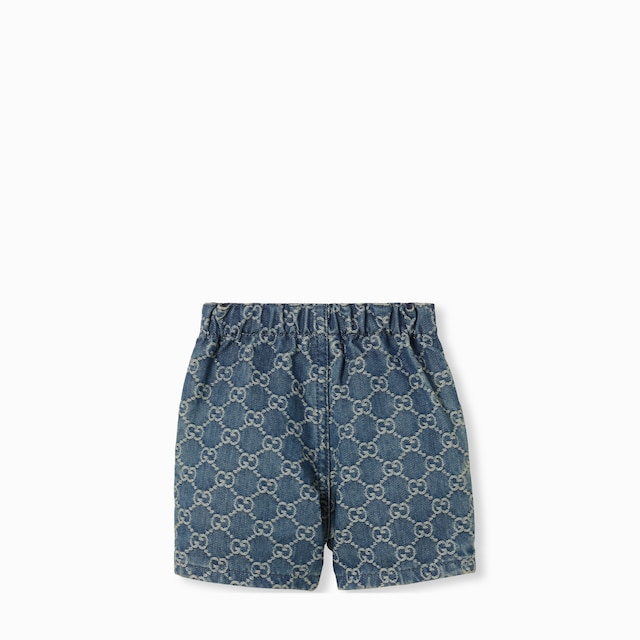 Baby GG denim shorts