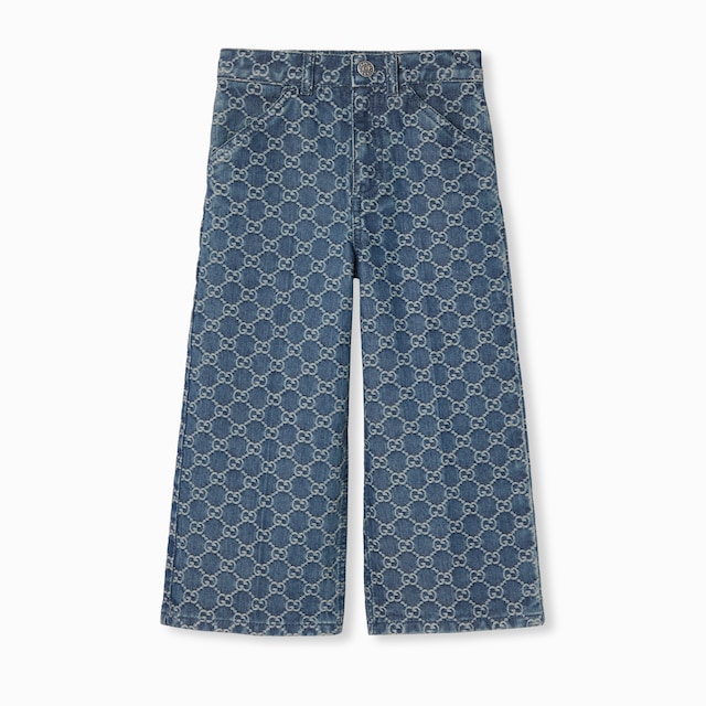 Children's GG denim pants