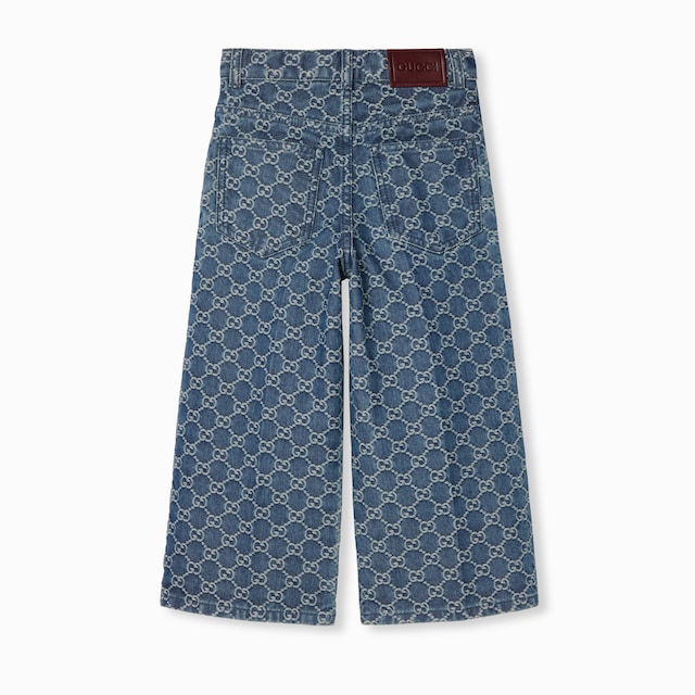 Children's GG denim pants