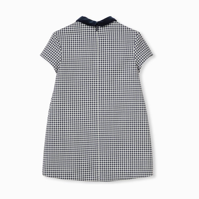 Children's wool gingham dress
