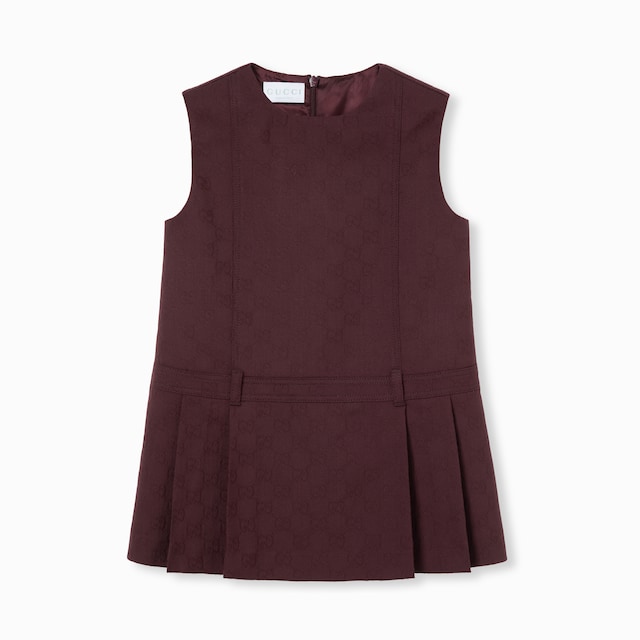 Children's GG wool dress