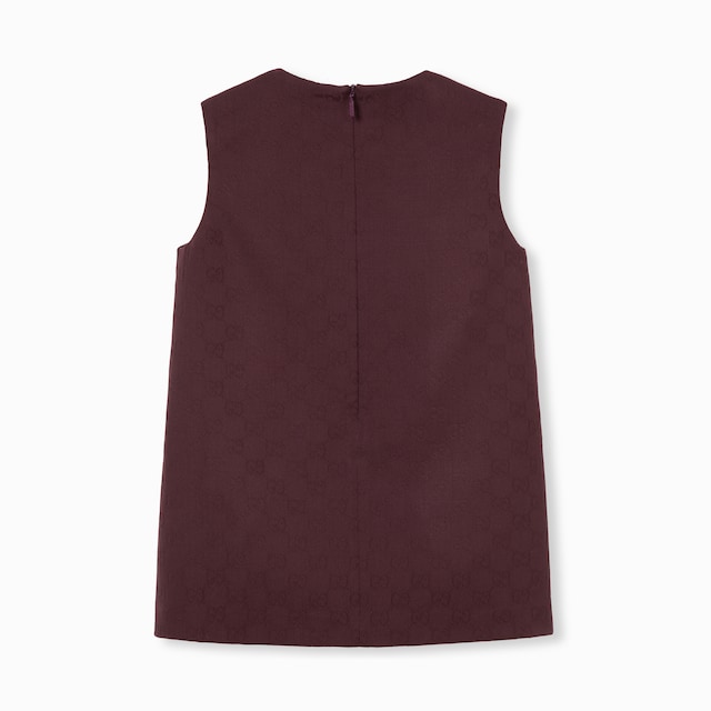 Children's GG wool dress