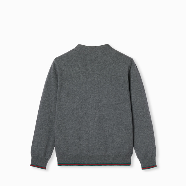 Children's wool cardigan with Web