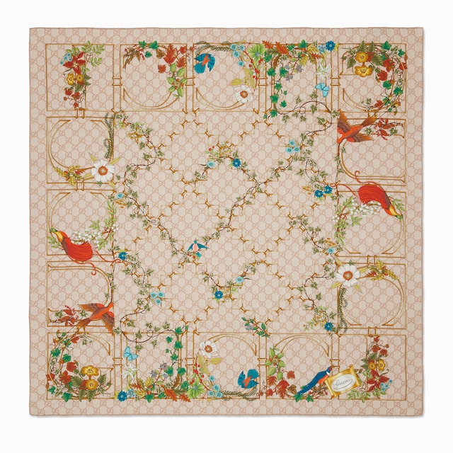 GUCCI シルクスカーフGGパターン GUCCI(グッチ) GGパターンウィンタースカーフ133483 36200 1272