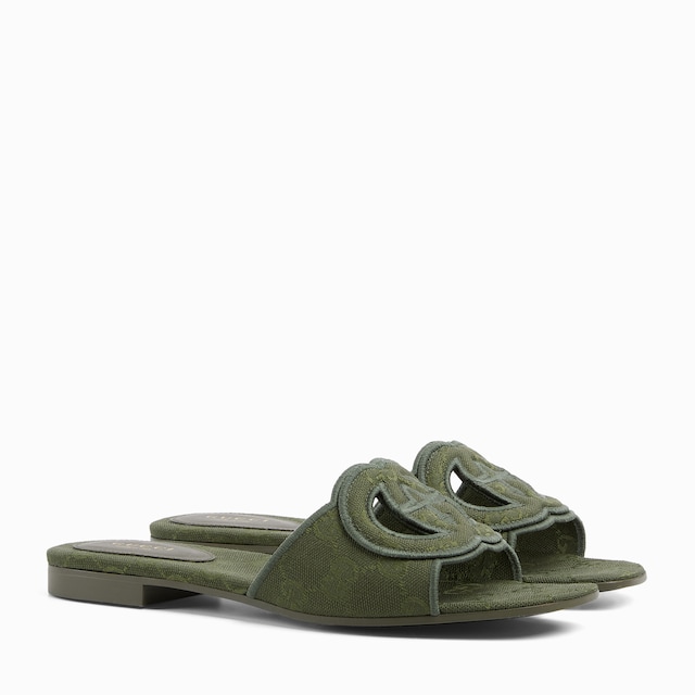 Women's slide sandal with Interlocking G