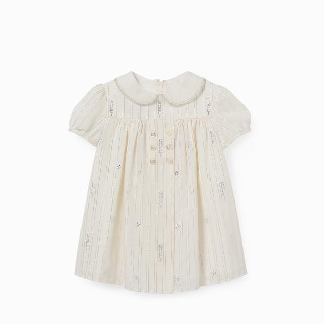 Baby embroidered cotton dress