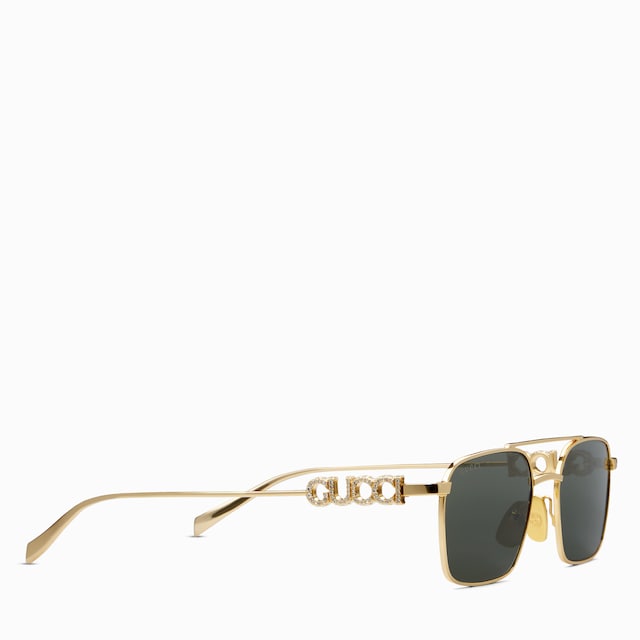 Rectangular frame sunglasses