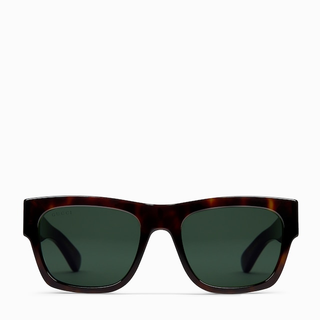 Sonnenbrille mit eckigem Rahmen