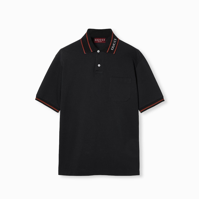 Cotton piquet polo shirt 