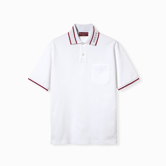 Cotton piquet polo shirt 